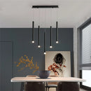 GobekUsa Glossy Cylindrical Chandelier for Bar, Restaurant, Bedside, and Company Front Desk