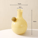 GobekUsa Geometric Glass Sphere Vase for Home Decor and Flower Arrangements