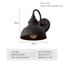 GobekUsa Industrial LED Outdoor Waterproof Wall Lamp for Retro Patio, Living Room, Bar, Cafe