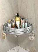 GobekUsa Corner Shelf Organizer - Bathroom & Kitchen Storage Solution