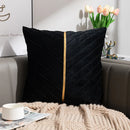 GobekUsa Golden Velvet Patchwork Cushion Cover for Sofa Decor