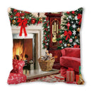 GobekUsa Christmas Short Plush Pillowcase 45x45cm Home Decor