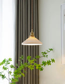 GobekUsa Japanese Ceramic Chandelier Lighting for Kitchen Dining Room Luxury Led Ceiling Lamp