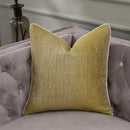 GobekUsa Frosted Gold Satin Lumbar Pillow Covers - Luxe Sofa Cushion Cases