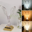 GobekUsa Crystal Eagle LED Table Lamp for Bedroom Study and Living Room