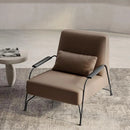 GobekUsa Italian Style Light Luxury Single Sofa Chair for Minimalist Living Room and Bedroom