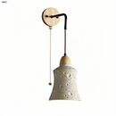 GobekUsa Cement LED Wall Lamp Sconce Modern Pull Chain Switch Stair Light