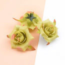 GobekUsa Artificial Silk Roses Head Set for Wedding Home Decor DIY Wreath & Christmas