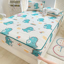GobekUsa Latex Cooling Mattress Cover & Pillowcase Set - Summer Cool Down Bed Pad