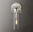 GobekUsa Glass Wall Lamp Industrial Style Retro Sconce for Bedroom Study Loft Dining Room