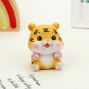 GobekUsa Lucky Tiger Figurine | New Year Fortune Symbol Home Decor Miniature
