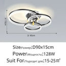GobekUsa Acrylic Circle Chandelier Pendant Lights - Modern Indoor Lighting Decor for Living Room
