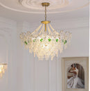 GobekUsa Crystal Chandelier: Elegant Retro Lighting for Bedroom, Dining, Living Room & Cloakroom