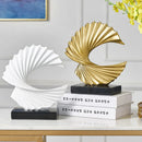 GobekUsa Golden Resin Abstract Sculpture for Modern Home & Office Decor