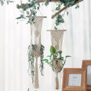 GobekUsa Boho Macrame Plant Hanger Basket Wall Art Hanging Home Decor
