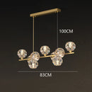 GobekUsa Crystal Chandelier | Luxury Pendant Light for Living and Dining Room