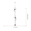GobekUsa Adjustable Pendant Lamp for Bedroom and Living Room décor