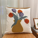 GobekUsa Luxe Embroidered Cushion Cover, Premium Decor Pillowcases