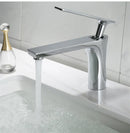 GobekUsa Brushed Gold Brass Basin Faucet Cold Hot Water Mixer Sink Tap Black/Chrome