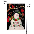 GobekUsa Christmas Festive Garden Flag - Santa Snowman Home Decor 30*45cm