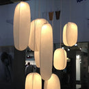 GobekUsa Japanese Silk Pendant Lights for Wabi Sabi Nordic Chandeliers and Home Decoration
