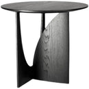 GobekUsa Circular Walnut Wood Coffee Table for Living Room with Solid Nordic Design