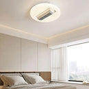 GobekUsa Bladeless Ceiling Fan Light with LED, 3 Color, 6 Speeds Silent Operation