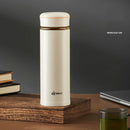 GobekUsa Glass Thermos Cup Tea Separation Set Vacuum Bottle Stainless Steel Office Business Style