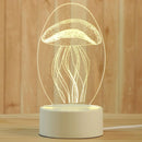 GobekUsa 3D Acrylic Night Lamp | Boys Girls Gift Decor Bedroom Table Light