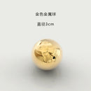GobekUsa Gold Ball Wall Hanging Ornaments Spherical Crafts Room Decor Display Pendants