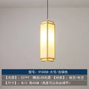 GobekUsa Chinoiserie Retro Chandelier: Study Bedroom Dining Room Industrial Lighting