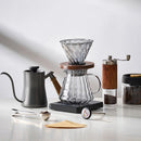 GobekUsa Hand Punch Coffee Pot Gooseneck Spout Kettle Long Mouth Maker