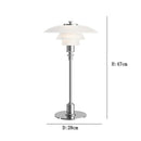 GobekUsa Glass Desk Lamp: Modern Danish Design for Living Room, Study, or Hotel Bedside