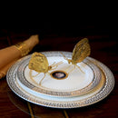 GobekUsa Golden Butterfly Ant Miniature Figurine Desk Ornament Artwork Decor