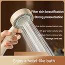 GobekUsa Black Gas Rain Mist Shower Head for High Water Pressure and Polished Look