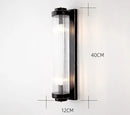 GobekUsa Black Gold Crystal Wall Sconce LED Light for Bedroom Living Room Home Décor