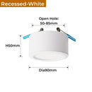 GobekUsa Antique Gold LED Ceiling Downlights for Retro Home Lighting