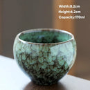 GobekUsa 170ml Ceramic Coffee Cup Kung Fu Tea Cups Pottery Drinkware Egg Style