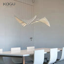 GobekUsa LED Fishbone Pendant Chandelier for Modern Nordic Decor
