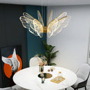 GobekUsa LED Butterfly Ceiling Chandelier - Luxury Pendant Light for Bedroom, Living & Dining Room
