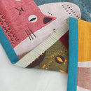 GobekUsa Kids' Cute Cats Cotton Gauze Bath Towel