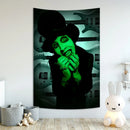 GobekUsa Baphomet Poster Tapestry Satanist Home Room Decor
