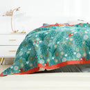 GobekUsa Japanese Cotton Gauze Boho Throw Blanket - Summer Cool Quilt for Beds and Sofas