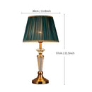GobekUsa Crystal Floor Lamp - European Retro Living Room & Bedroom Stand Light