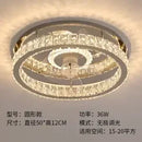 GobekUsa Crystal LED Ceiling Fan Remote Control Modern Bedroom Light Fixtures