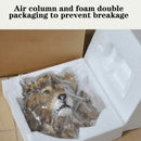 GobekUsa Animal Head Wall Hanger: Decorative Resin Wildlife Hook Rack Statue