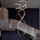 GobekUsa LED Staircase Chandelier Pendant Light Indoor Lighting