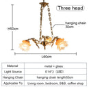 GobekUsa Brass Angel Chandelier: Luxury Burnishing Pendant Lights for Living Room