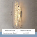 GobekUsa Crystal Ceiling Chandelier Light - Modern Luxury Dimmable LED Luminaire