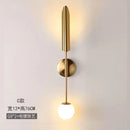 GobekUsa Golden Inclined Tube Wall Lamp for Modern Luxury Decor in Living Room